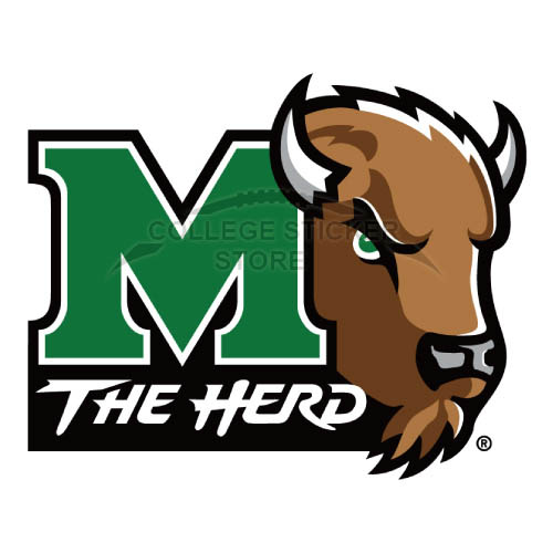 Design Marshall Thundering Herd Iron-on Transfers (Wall Stickers)NO.4971